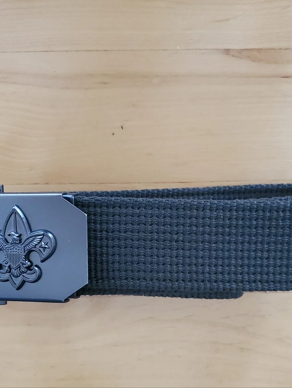 Boy Scouts of America Uniform Belt 42 inches, Dark Green, Logo on Buckle